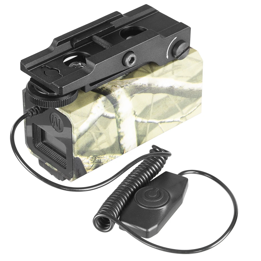 Mini Laser Infrared Rifle Scope Rangefinder for Hunting Shooting Distance Angle Speed Camouflage Tactical Mounted Measurer