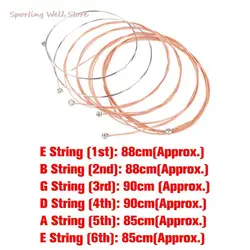 Folk Guitar String Replacement Parts Acoustic Guitar Copper Core Strings