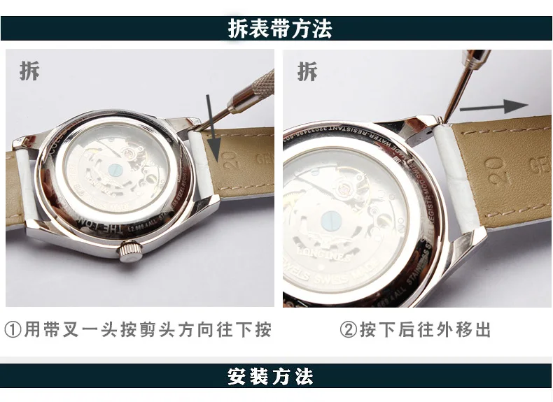 Hight quality Soft Calf Genuine Leather Watch Strap 18mm 20mm 22mm Watch Band for momen and men Accessories Wristband
