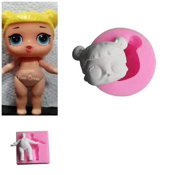 

Head & Body Shapd Fondant Molds Candy Chocolate Pudding Mould Cake Decoration Tools