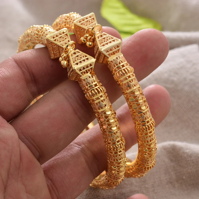 Indian Gold Bangles & Bracelets | Gold Plated on Silver