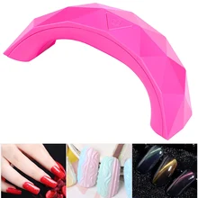 Одноцветный мини-мост Светодиодный УФ-лампа для ногтей Гель-лак сушилка Временная лампа для маникюра мини быстросохнущая прочная портативная простая в использовании