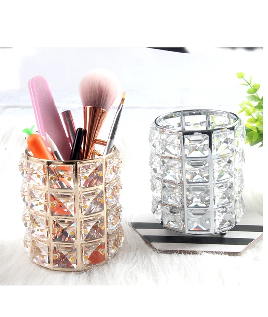 TSZS Makeup Tools Acrylic Nail Brush Holder Nail Art Pen Holder Crystal  Diamond Pen Holder For Storage Manicure Tools - AliExpress