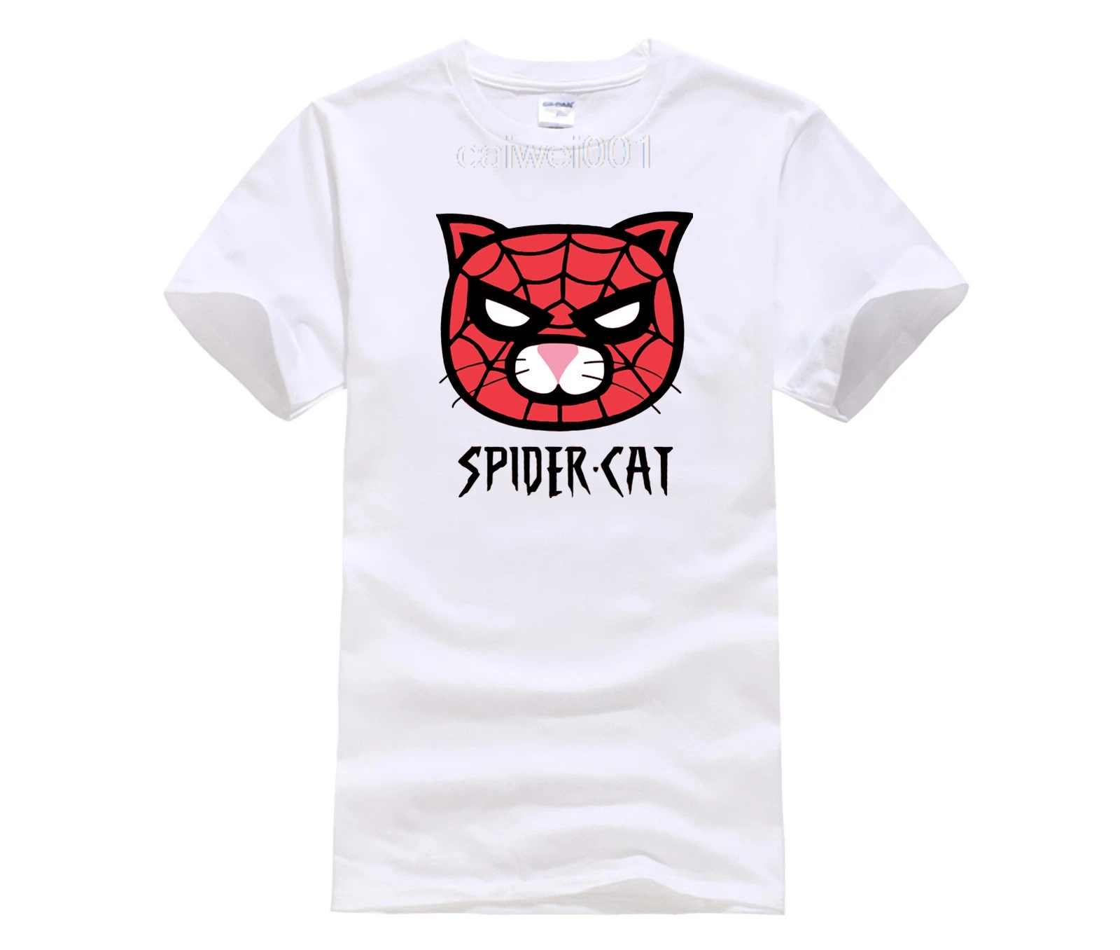 Футболка мужская ROHAN RANE Spidercat качественная тенниска с коротким рукавом и круглым