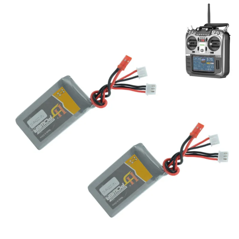 Аккумулятор HJ Power 2S 7 4 в 2000 мАч 8C Lipo для Jumper T16 Frsky X7 X7S радиопередатчик пульт
