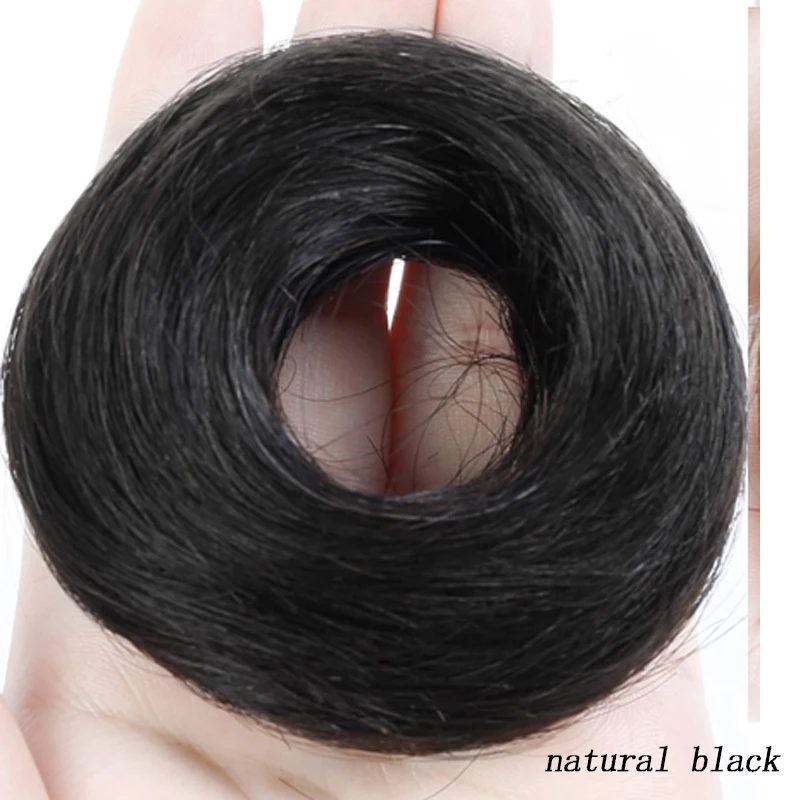 AOOSOO лента для волос Мужская и женская половина-шар голова парик для мальчиков маленький парик, парик невидимая натуральная звезда с такой же прической - Цвет: natural black