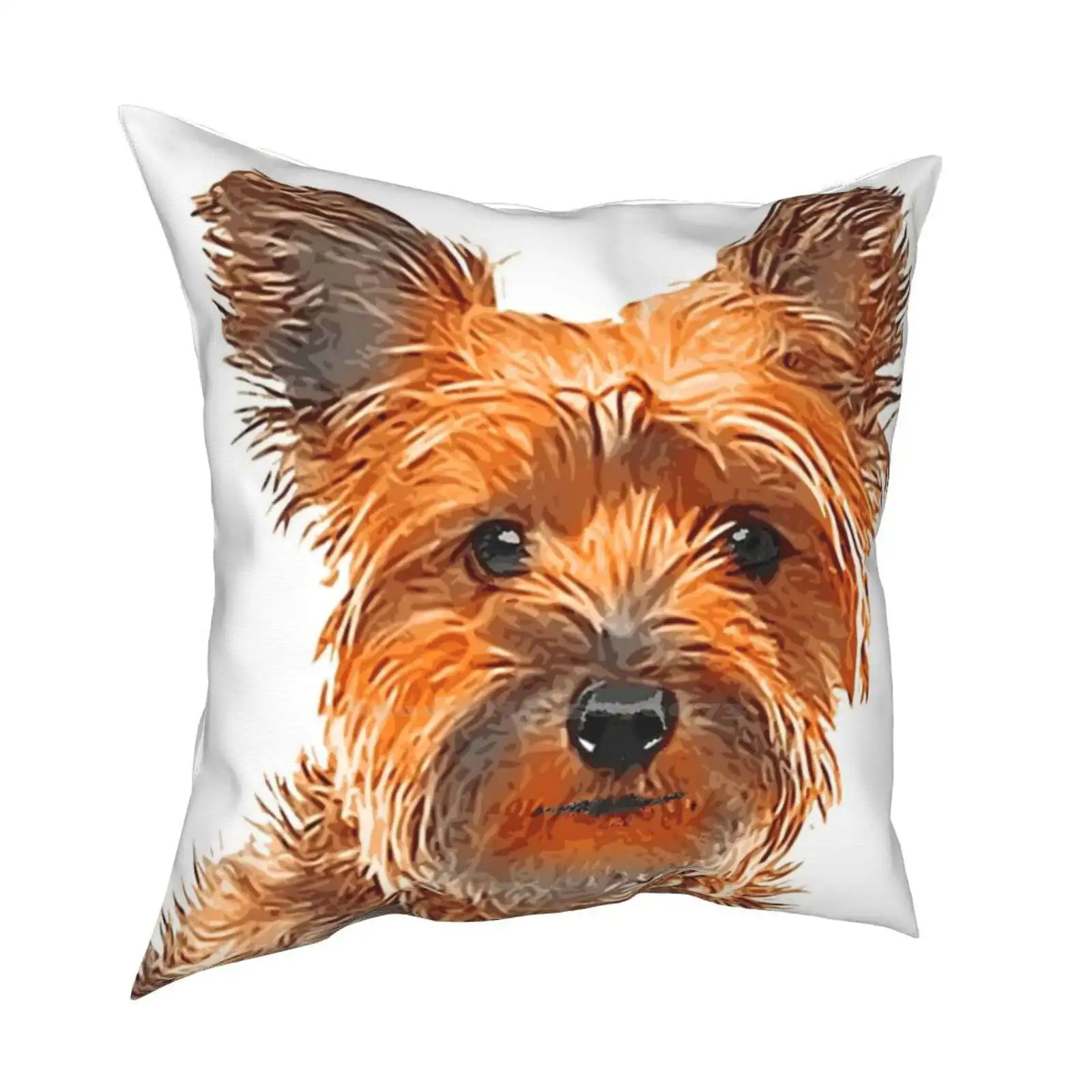 Yorkshire Fodera Per Cuscino Cuscino Yorkshire Terrier Yorkshire Terrier Pet Energy Feisty Prepotente Amorevole