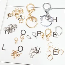 В настоящее время доступны поставки брелок поддерживает цвет Омаров застежка-брелок кулон сломанное кольцо DIY ювелирные аксессуары материал