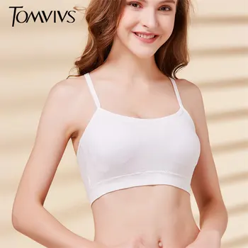 

TOMVIVS Cotton Bras For Women Sexy Seamless Bra U Type Backless Bra Push Up Brassiere Women Bra B0042