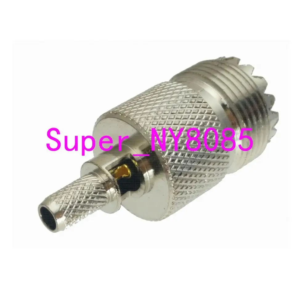 10 шт. разъем UHF SO239 окно обжимной RG58 RG142 LMR195 RG400 кабель