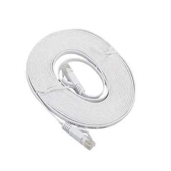 

CAT6e Flat Network Cable Laptop Ethernet Cable RJ45 LAN Cord PC Wire Computer Line 0.5m 1m 2m 3m 5m 10m 15m Hot Drop Shipping