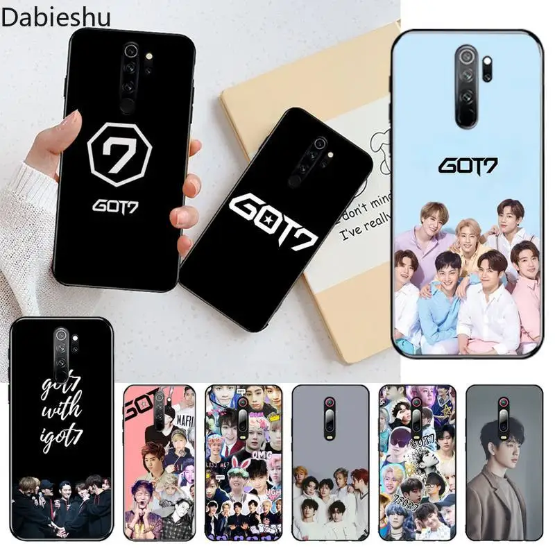 Чехол Kpop в стиле хип хоп GOT7 для Redmi Note 9 8 8T 8A 7 6 6A Go Pro Max K20 K30|Бамперы| |