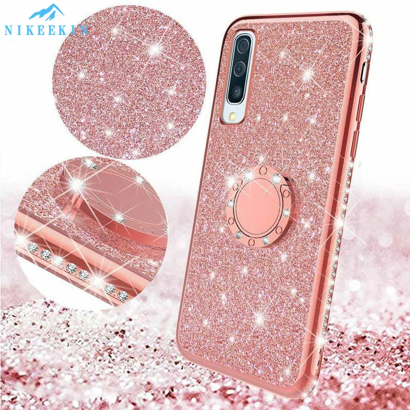 Чехол с блестками для OPPO Realme C15 C11 6 6i 5 5s 5i X7 Pro Q2 XT A72 A52 A92 A5 A9 A31 2020 A3S A5S A7 A8 A12E |