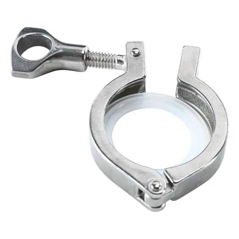 

10pcs 1.5" Tri Clamp fit 50.5mm Ferrule O/D 304 Stainless Steel Sanitary Fitting Clamp For Homebrew Diary Product