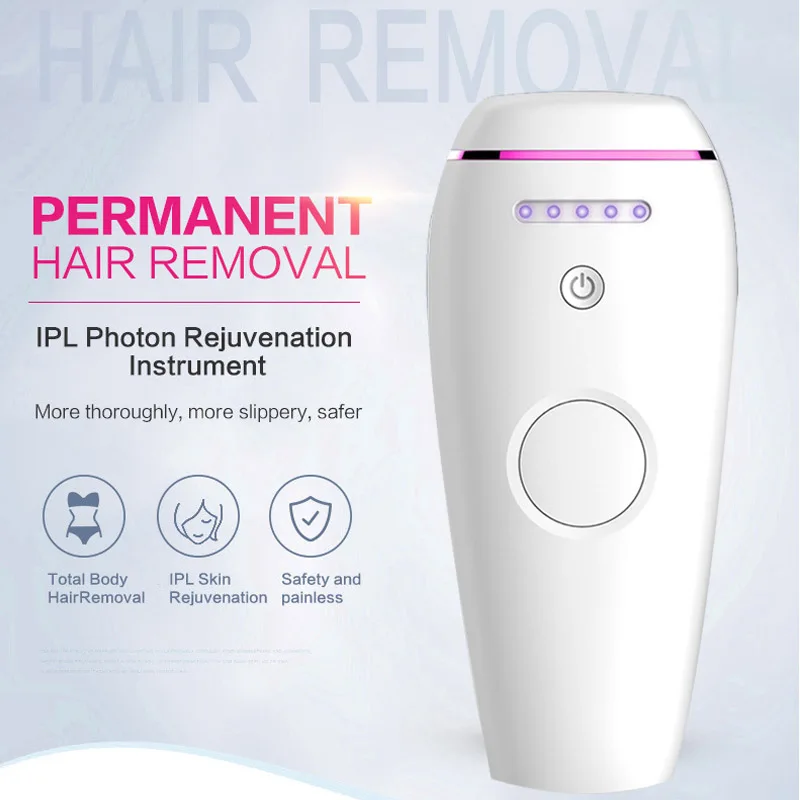 

Laser Depilator IPL Epilator 500000 Flashes Permanent Hair Removal Touch Body Leg Bikini Trimmer Photoepilator For Women