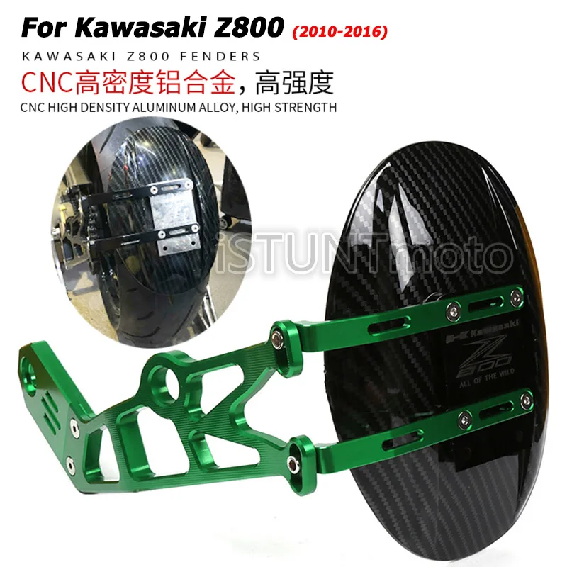 

For Kawasaki Z800 2010-2016 Motorcycle Rear Fender CNC Aluminum Alloy Protector Modified escape moto Wheel Cover Splash Mudguard