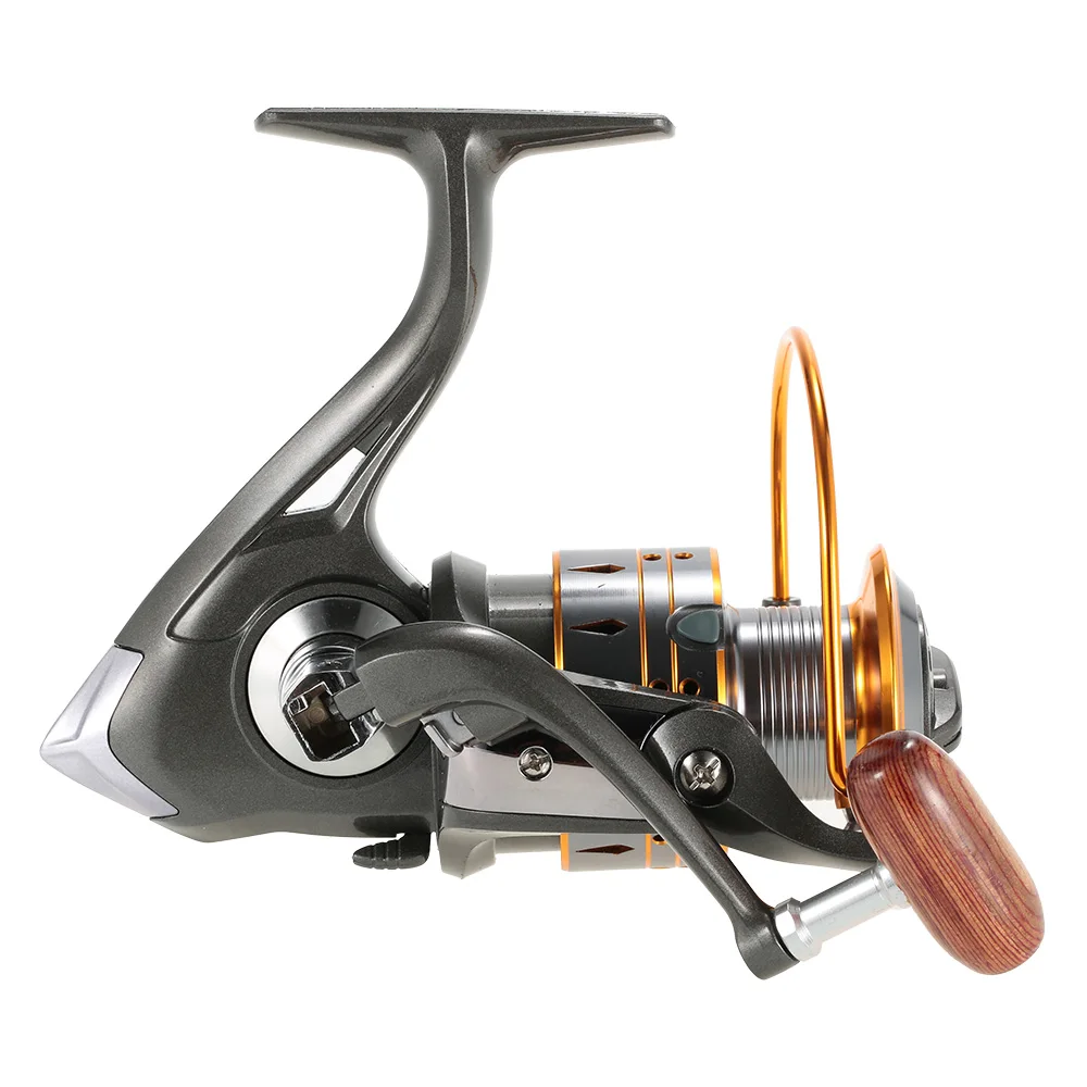 12+1 Ball Bearings Spinning Fishing Reel Left / Right Interchangeable Handle High Speed Fish Reel