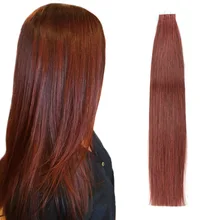 Alishow, накладные человеческие волосы на ленте, двойные нарисованные волосы remy, прямые, невидимые, уток кожи, ПУ волосы на ленте для наращивания