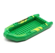  Single Sale Military Camo Boat Navy Rubber Dinghy SWAT Figure Parts MOC Bricks Accessories Model Building Blocks Toys For Kids 