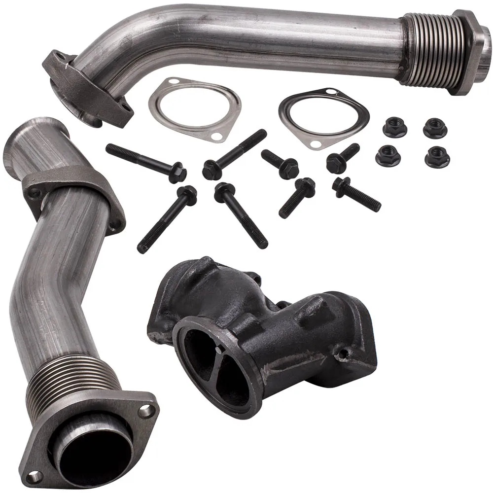 For Ford 7.3l F350 Powerstroke 9903 Bellowed Turbo Diesel Exhaust Up