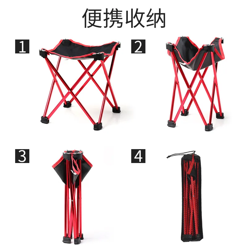 

Outdoor Mini Small Pony Horse Fishing Stool Folding Small Chair Train Folding Stool Small Stool chui fishing chair