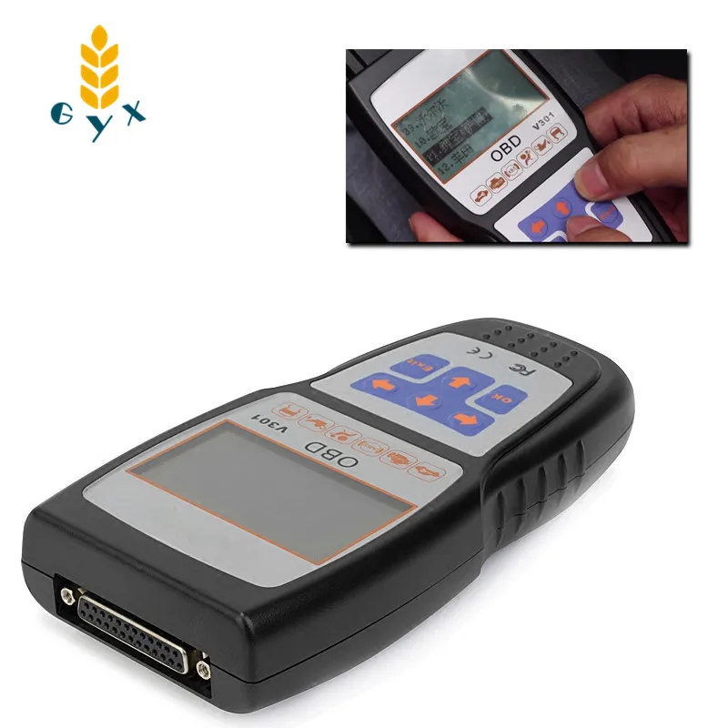 Automobile computer fault diagnosis instrument detector decoder clear engine fault code OBD