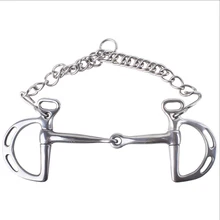 Из нержавеющей стали конский Snaffle бит полный щек бит конский продукт рот конного оборудования поставки