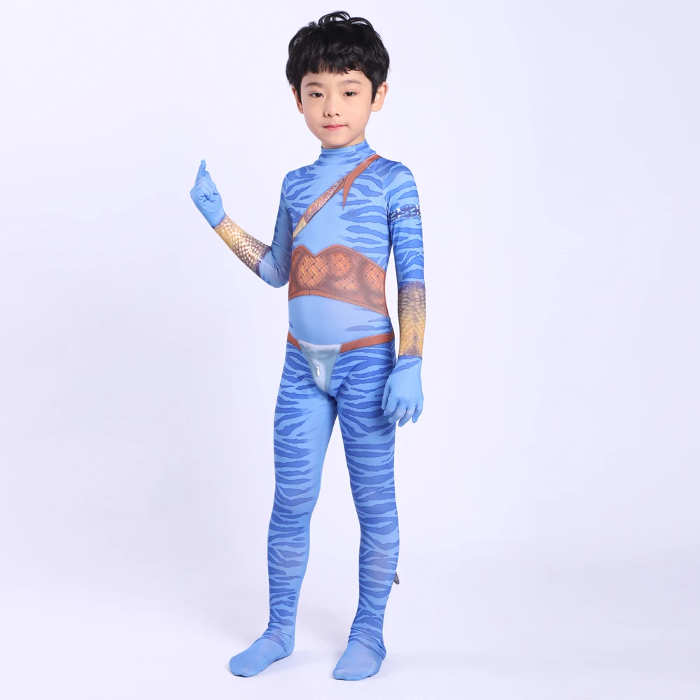 Avatar 2 Jumpsuit Costume For Kids - KawaiiMerch.com