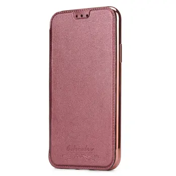 

Applicable Iphone Case Tpu Plating Xs Slim Mobile Phone Case Flip R Apple Built-in Metal Plate Covered Tpu RubberApplicable