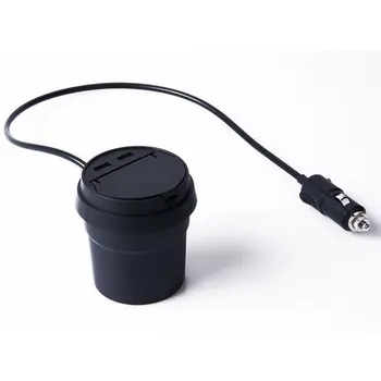 

Double Usb Port Car Charger With Ashtray