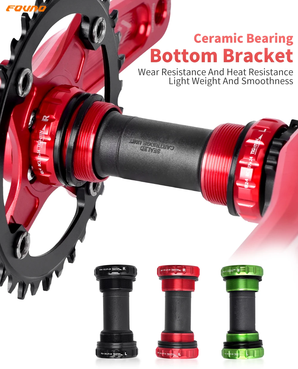 Pedalier Bicicleta Eje De Pedalier BSA Para Bicicleta MTB 68mm