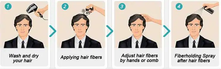 Hair Fibers Keratin Toppik Thickening Spray Hair Building Fibers 27.5g Loss Products Instant Wig Regrowth Powders