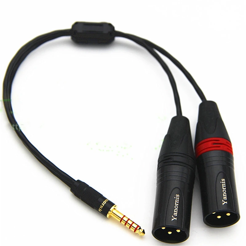 HiFi 4 мм Баланс до 2 XLR 3 Pin P штекер аудио адаптер кабель для pha2a wm1a 1z zx300a|Кабели VGA| |