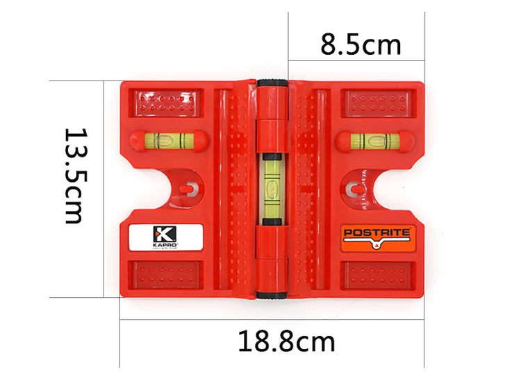 KAPRO Foldable Level Pipeline Ruler Level Measuring Instrument With Magnetic High Accuracy Water Bubble Level Portable 340 (10)