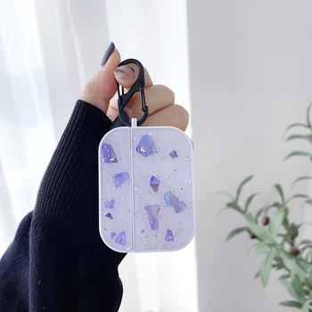 

Real Shell Epoxy Protection Case For AirPods Pro Glitter Wireless Bluetooth Earphone Cover For AirPods Pro Charging Box Cases