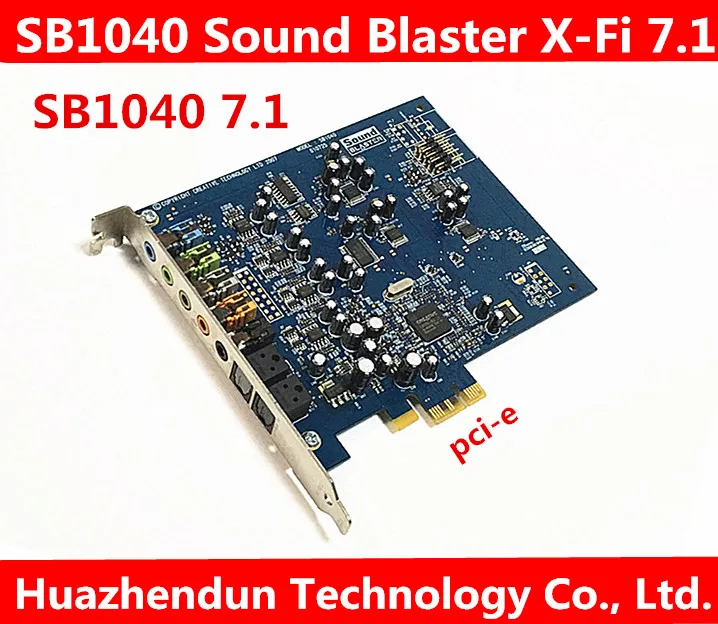 Звуковая карта X-Fi Xtreme Audio PCI-E 100% рабочий хороший креативный звуковой блок SB1040