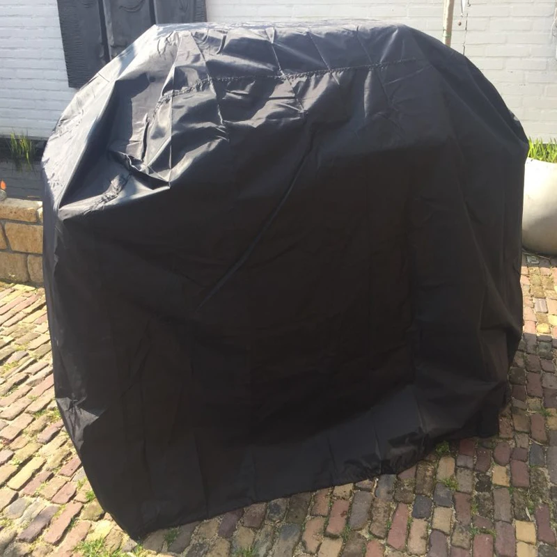 BBQ Grill cover 77x58xH110cm/77x60xH107cm Balck color waterproofed made Patio covers grill cover