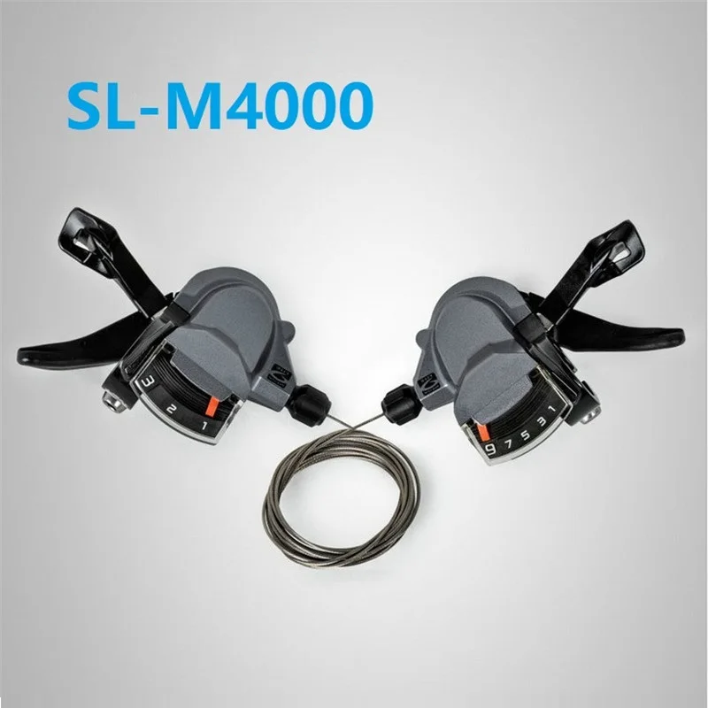 Bicycle Derailleur M4000 Shift Lever 3* 9 27 Speed MTB Mountain Bike Shifter Folding Bike Trekking Bicycle Shifting SL-M4000