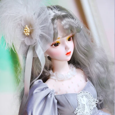 DBS 1/3 BJD коллекция фантазий механическое соединение тела, включая волосы, глаза, одежду 62 см Высота девушки ледяной, SD - Цвет: ellie version 1