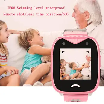 

Newest Child GPS Tracker SOS Smart Monitoring Positioning Phone Kids GPS Baby Watch IP68 Watherproof Compatible IOS & Android