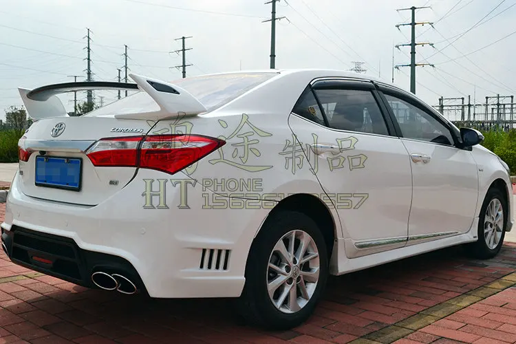 Подходит для TOYOTA GT COROLLA; спойлер из углеродного волокна
