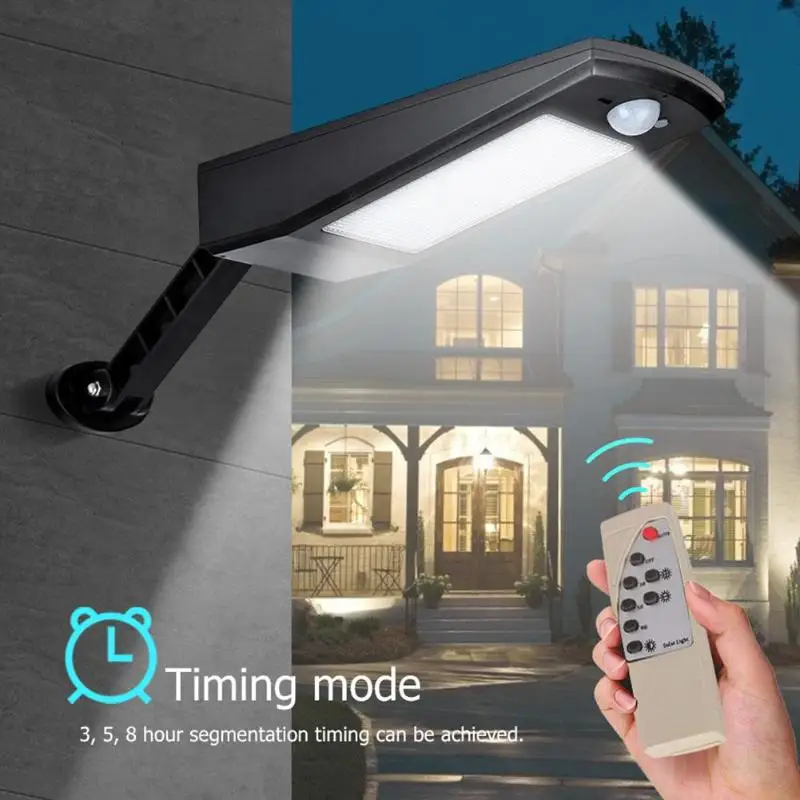 

42LED Solar Power Motion Sensor Wall Light Outdoor Street Lamp with Remote Control Low Consumption Environmental Protection