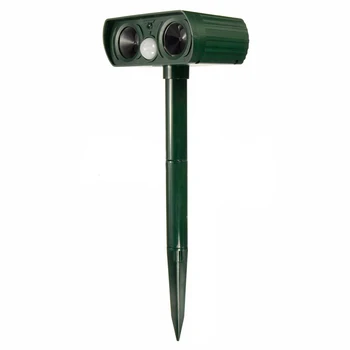 

1Pcs Dual Ultra Sonic Solar Power Pest Animal Repeller Cat Dog Fox Deterrent