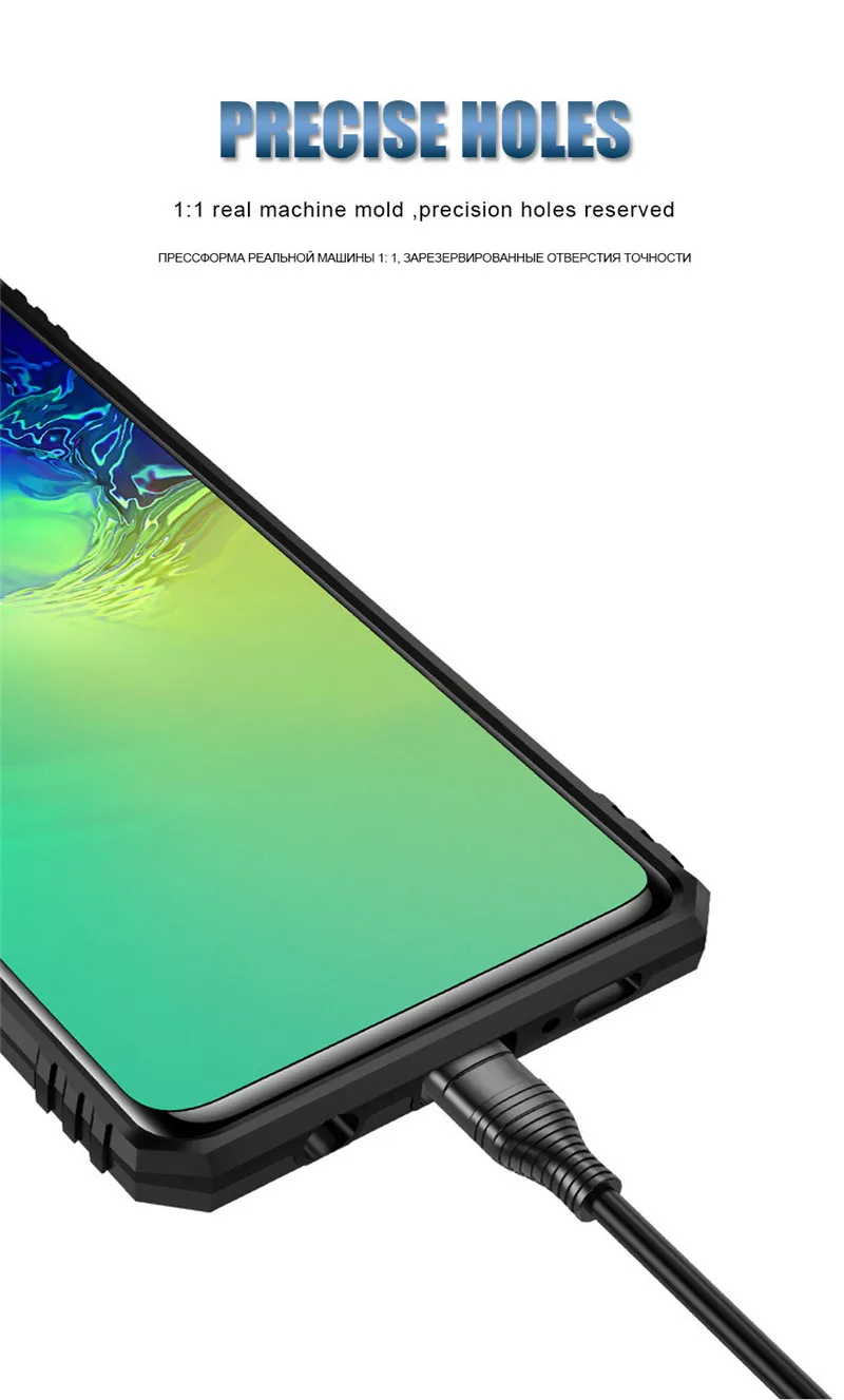 Противоударный чехол для мобильного телефона Чехлы для samsung Galaxy A60 A70 A80 A90 магнитный держатель для мобильного телефона Противоударная защитная задняя крышка для телефона повышенной прочности с протекторным рисунком и чехлы