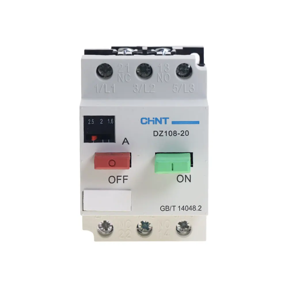 CHNT DZ108 20/211 6.3A 4 автоматический выключатель защиты двигателя 3VE1|circuit breaker|switch circuit