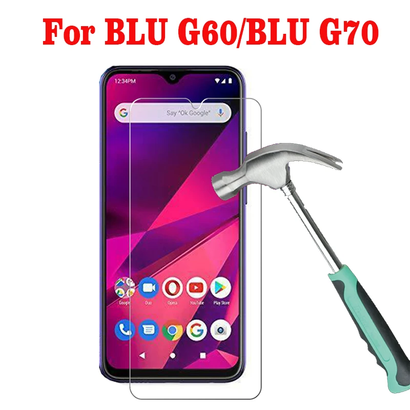 2 шт. 2.5D Закаленное стекло для Blu G60 Высококачественная защитная пленка