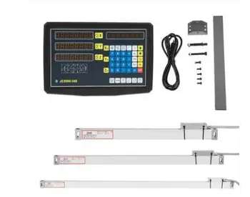 

2 Axis DRO Kit Mill Lathe Machine Digital READOUT with Linear Scales Encoder