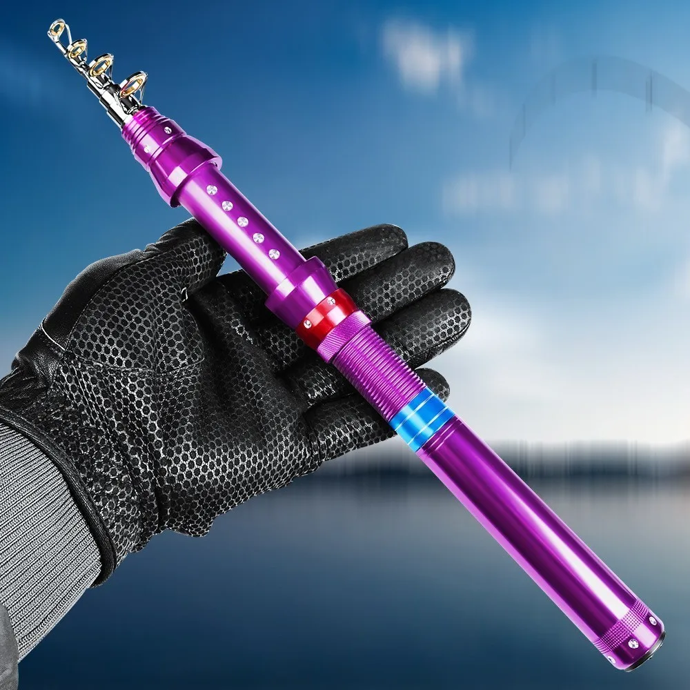 purple fishing pole