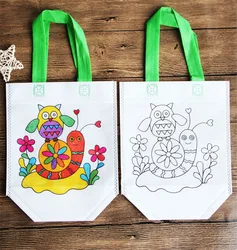 Kits de bricolage 10 pièces, sacs de coloriage pour enfants, ensemble de dessin créatif pour débutants, jouets éducatifs pour bébé, peinture 