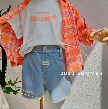 

2020 New Baby Boys Girls Denim Shorts Fashion Summer Kids Boys Shorts 1-6 Years